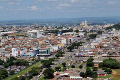 Vista aérea de Ceilândia maior região administrativa do Distrito Federal