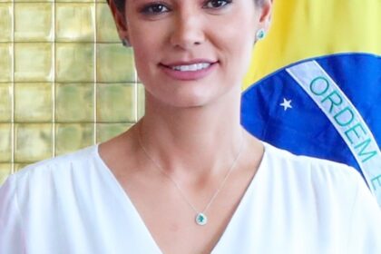 Michelle Bolsonaro ex-primeira-dama e pré-candidata ao Senado pelo DF